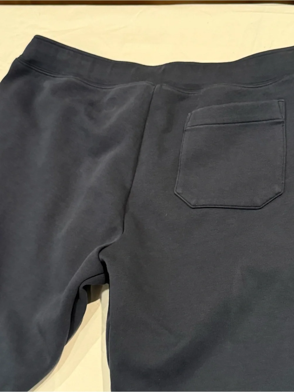 Polo Ralph Lauren Mens L Navy Blue Fleece Jogger Sweatpants Pony Logo Pants